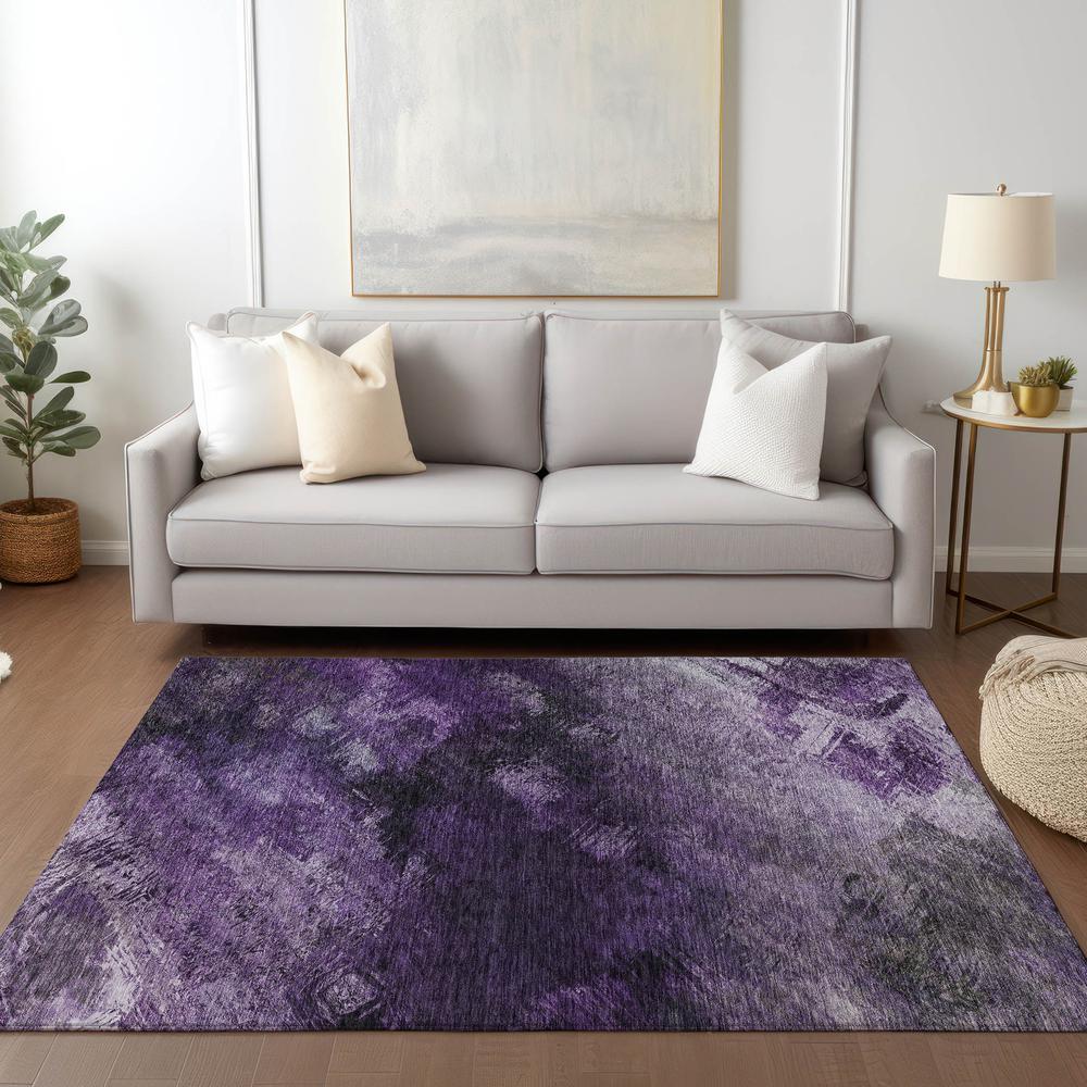 Chantille ACN590 Purple 8' x 10' Rug. Picture 7