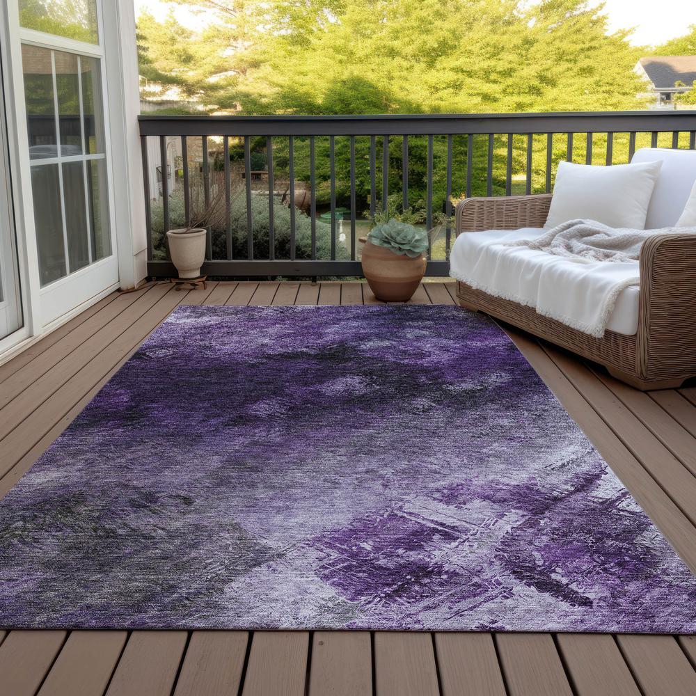 Chantille ACN590 Purple 3' x 5' Rug. Picture 9