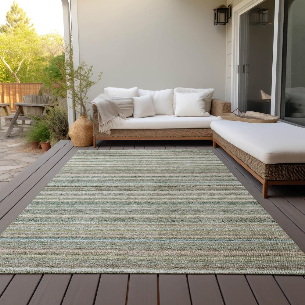 Chantille ACN598 Green 3' x 5' Rug. Picture 9