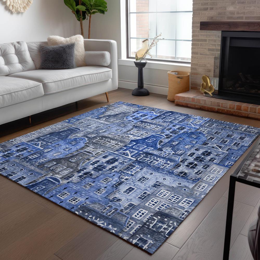 Chantille ACN600 Blue 8' x 10' Rug. Picture 7