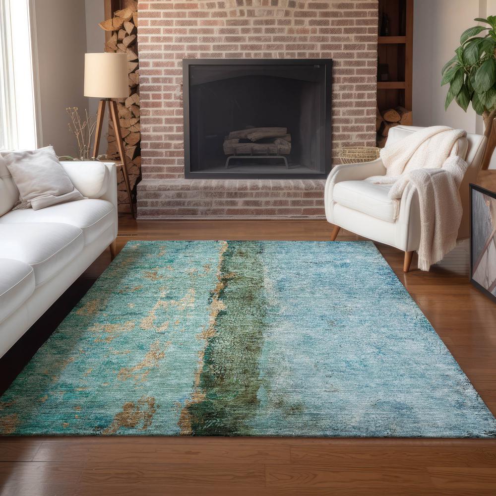 Chantille ACN605 Blue 8' x 10' Rug. Picture 6