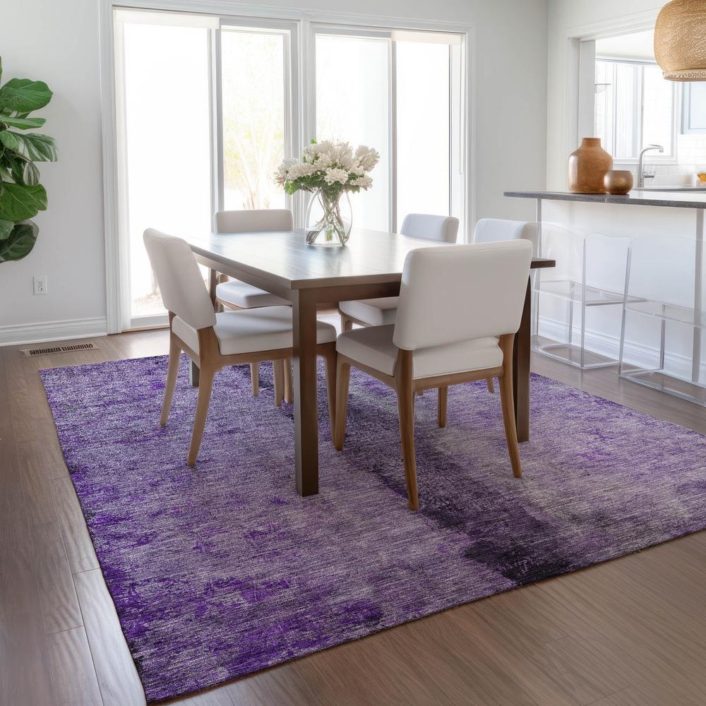 Chantille ACN605 Purple 8' x 10' Rug. Picture 7