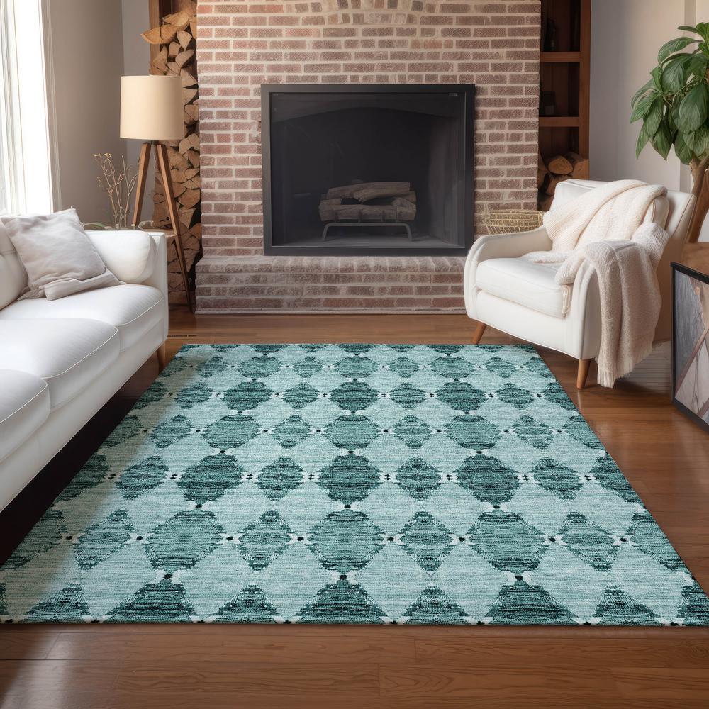 Chantille ACN610 Teal 8' x 10' Rug. Picture 6