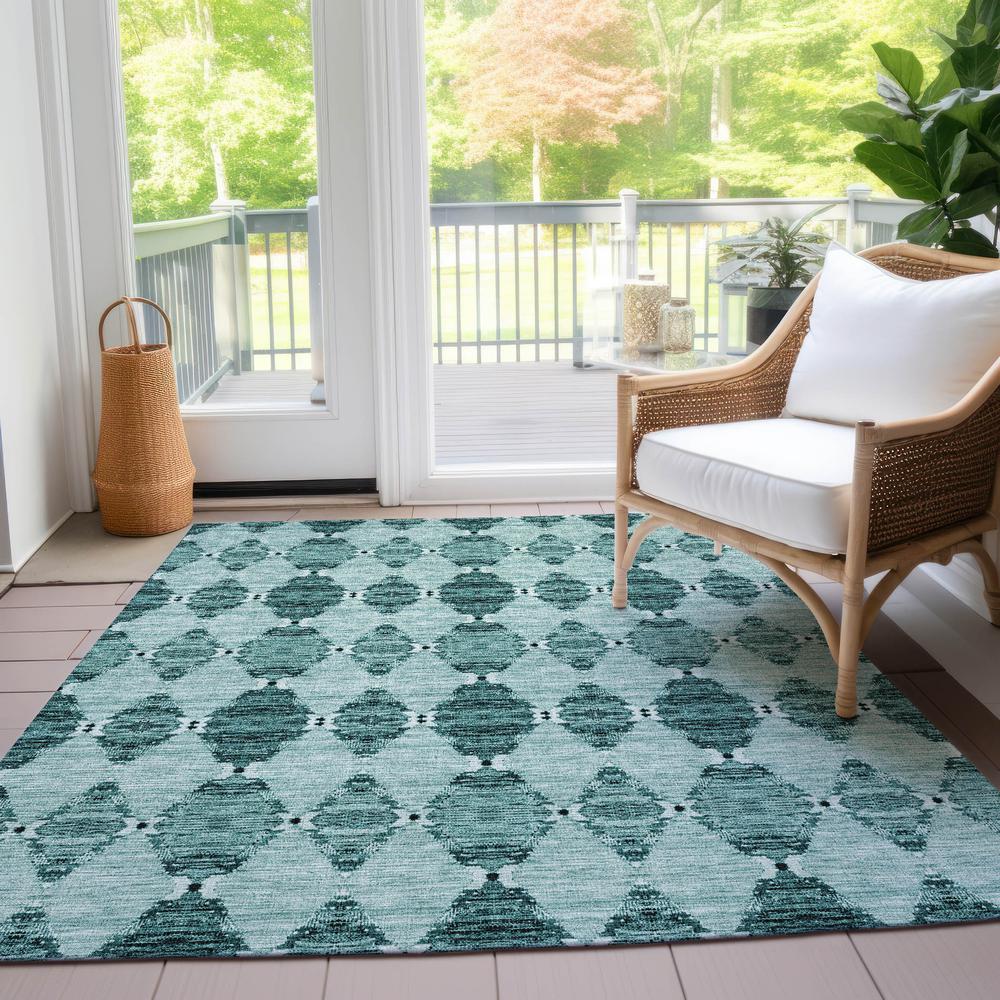 Chantille ACN610 Teal 8' x 10' Rug. Picture 7