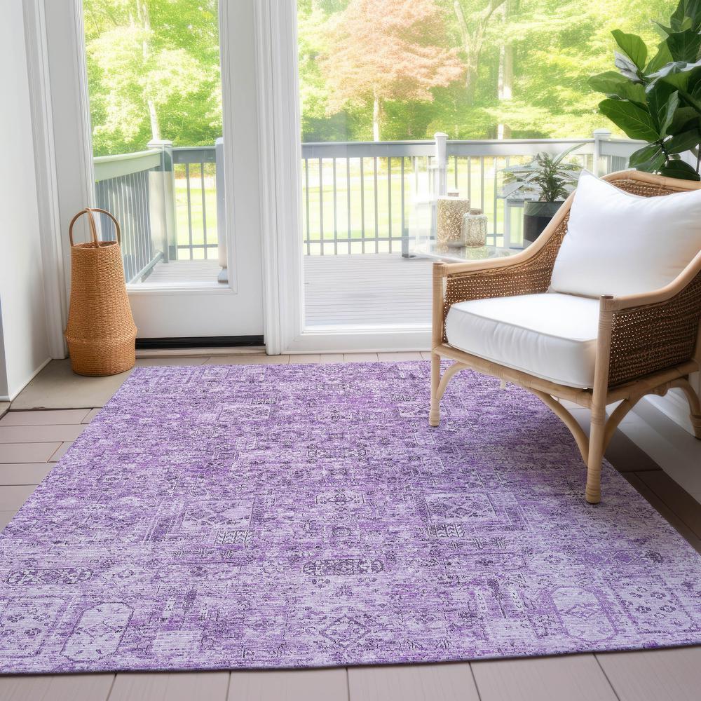 Chantille ACN611 Purple 8' x 10' Rug. Picture 7