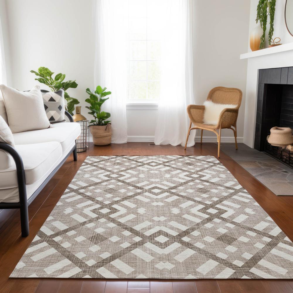 Chantille ACN616 Brown 8' x 10' Rug. Picture 7