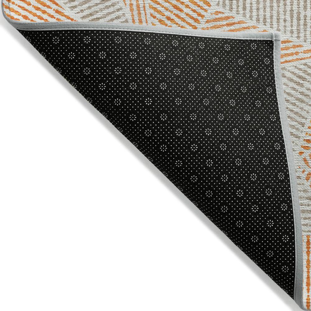 Chantille ACN618 Orange 3' x 5' Rug. Picture 2
