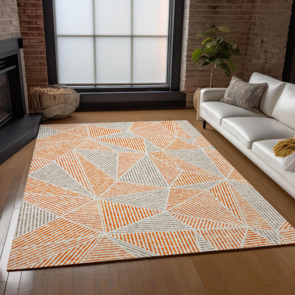 Chantille ACN618 Orange 8' x 10' Rug. Picture 7