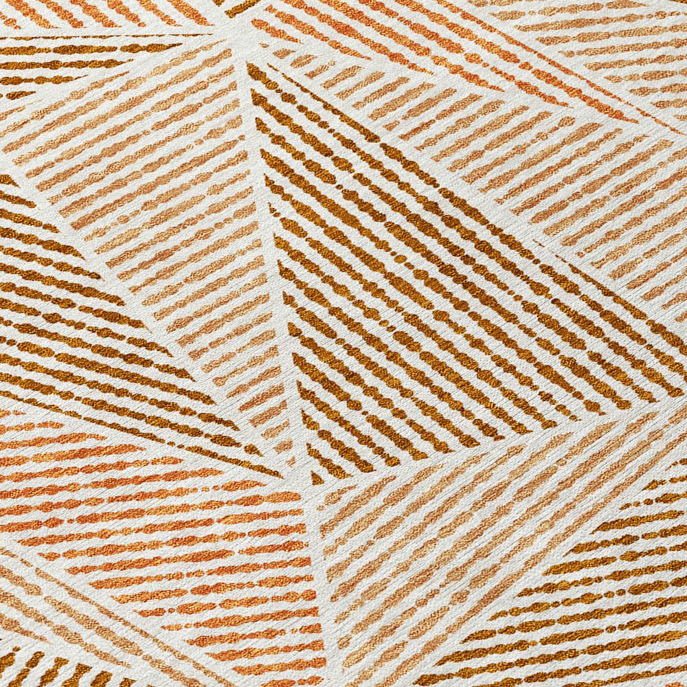 Chantille ACN618 Orange 3' x 5' Rug. Picture 5
