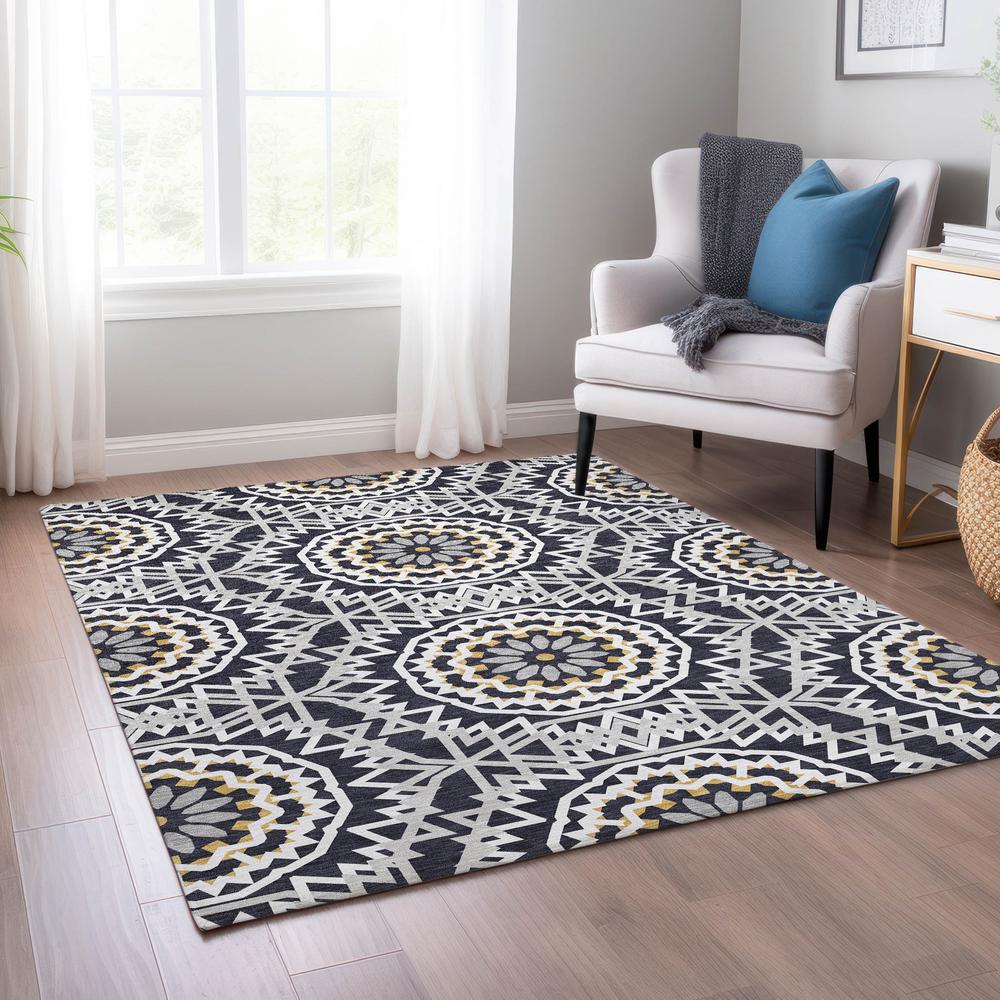Chantille ACN619 Black 8' x 10' Rug. Picture 6