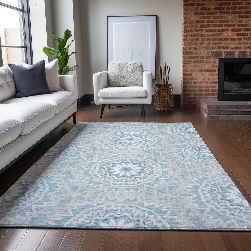 Chantille ACN619 Blue 8' x 10' Rug. Picture 6