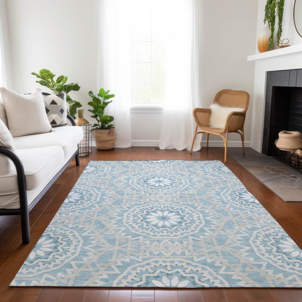 Chantille ACN619 Blue 8' x 10' Rug. Picture 7