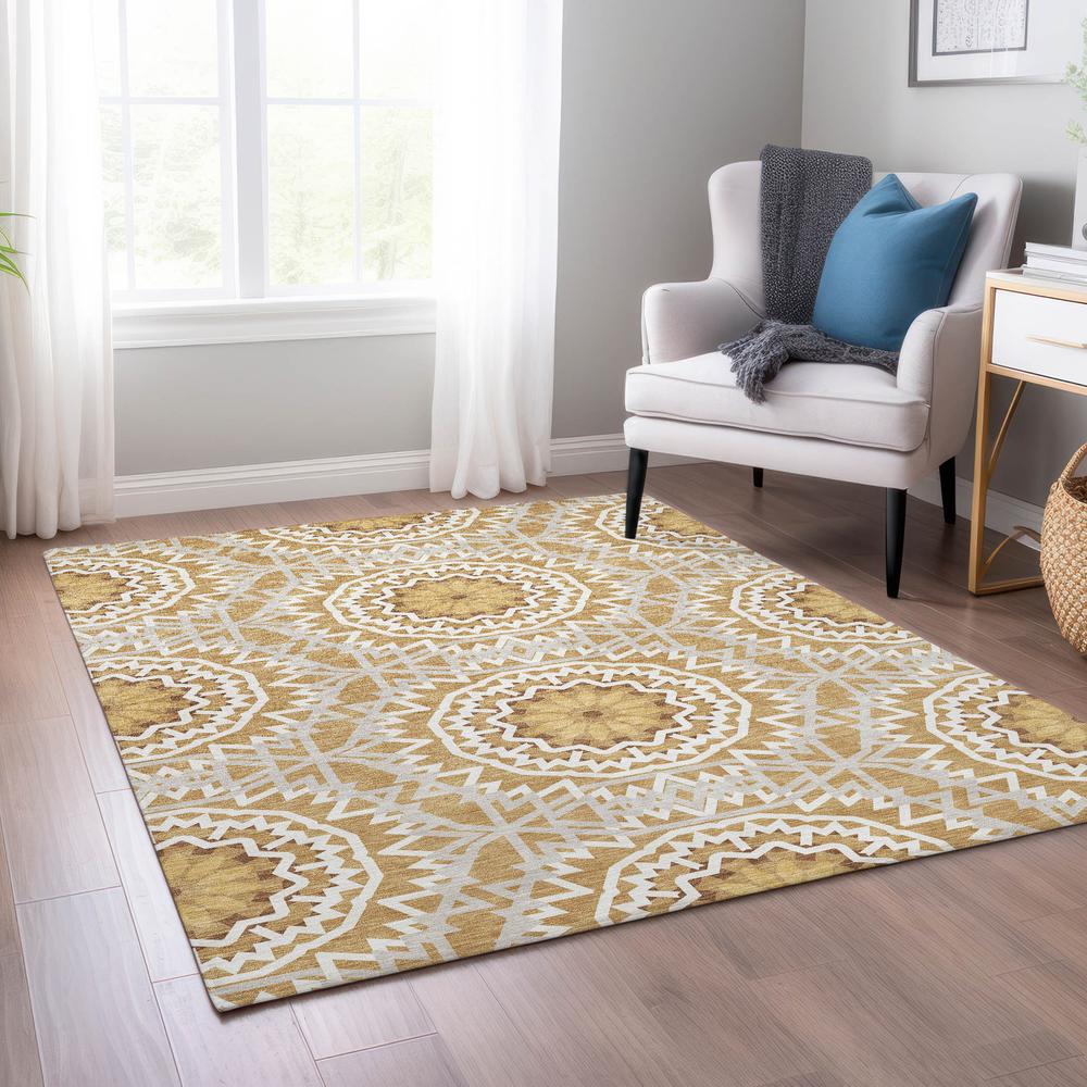 Chantille ACN619 Gold 8' x 10' Rug. Picture 6