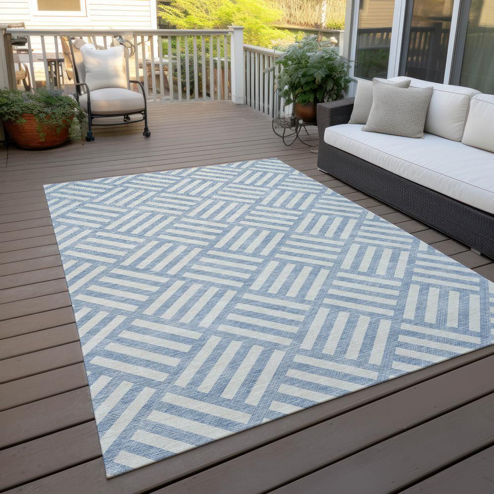 Chantille ACN620 Blue 3' x 5' Rug. Picture 9