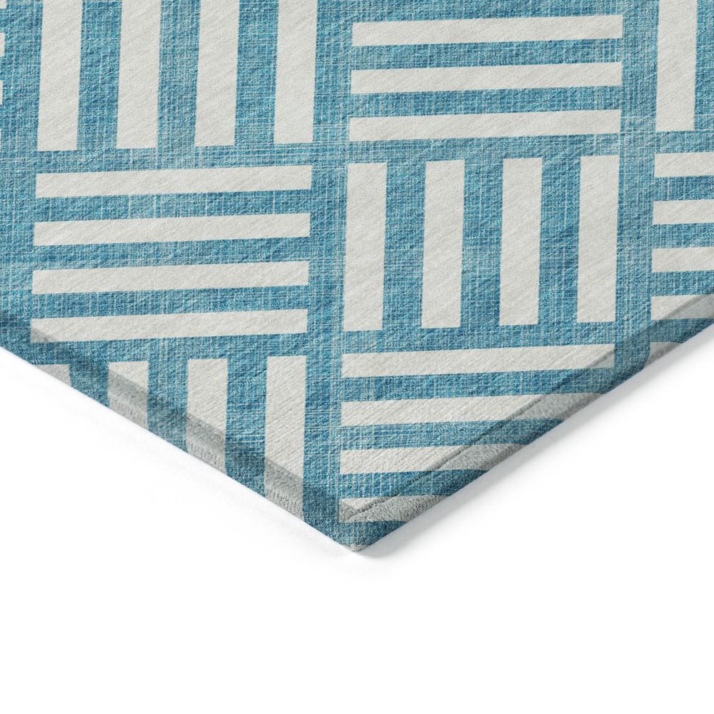 Chantille ACN620 Teal 3' x 5' Rug. Picture 3