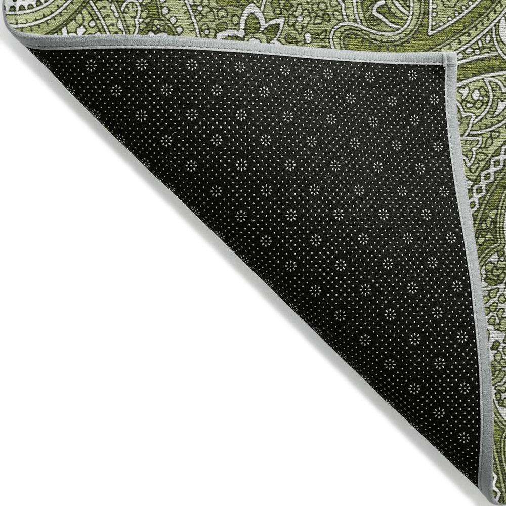 Chantille ACN623 Green 3' x 5' Rug. Picture 2