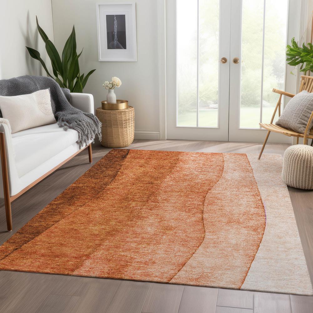 Chantille ACN625 Orange 8' x 10' Rug. Picture 6