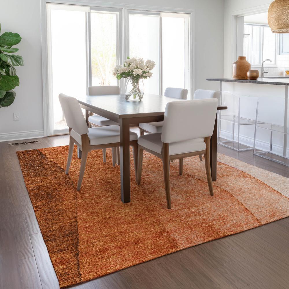 Chantille ACN625 Orange 8' x 10' Rug. Picture 7