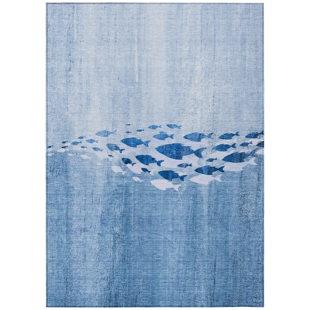Chantille ACN627 Blue 8' x 10' Rug. Picture 1