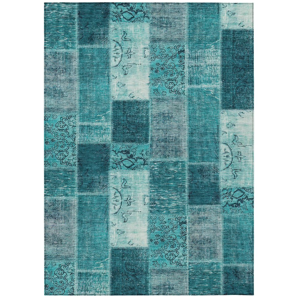 Chantille ACN631 Teal 8' x 10' Rug. Picture 1