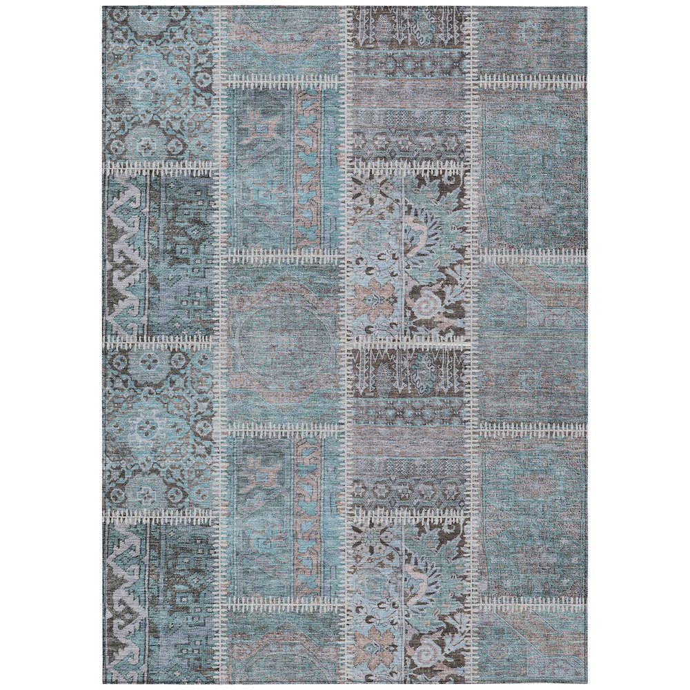 Chantille ACN635 Teal 8' x 10' Rug. Picture 1