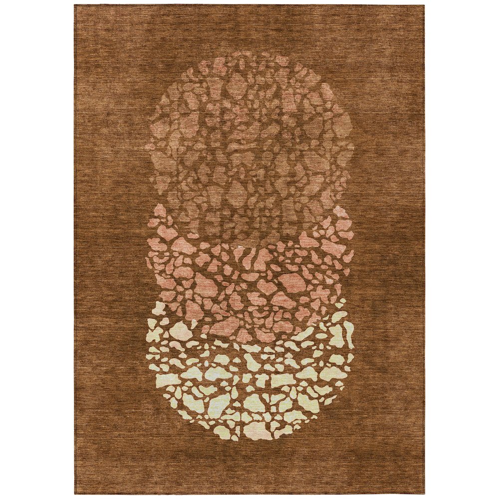 Chantille ACN643 Orange 8' x 10' Rug. Picture 1