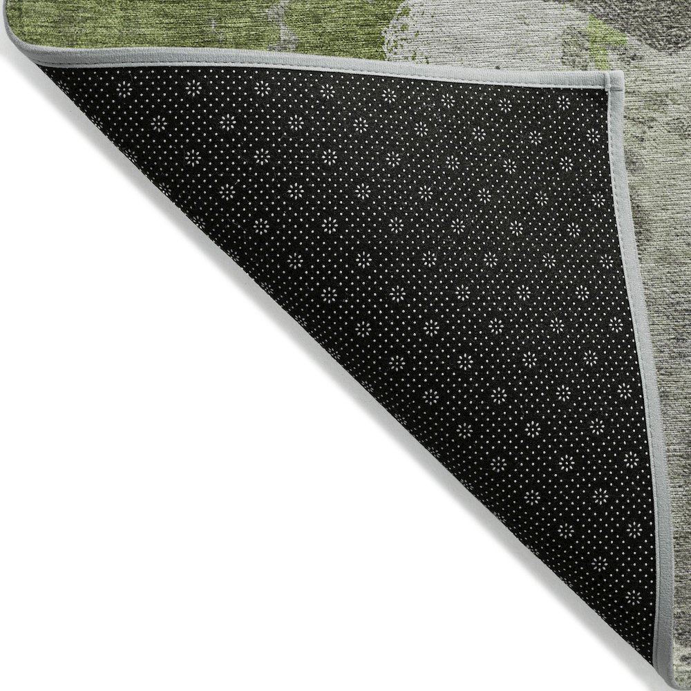 Chantille ACN645 Green 3' x 5' Rug. Picture 2