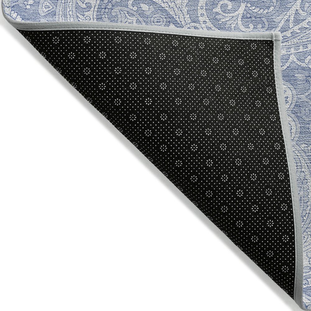 Chantille ACN654 Blue 3' x 5' Rug. Picture 2