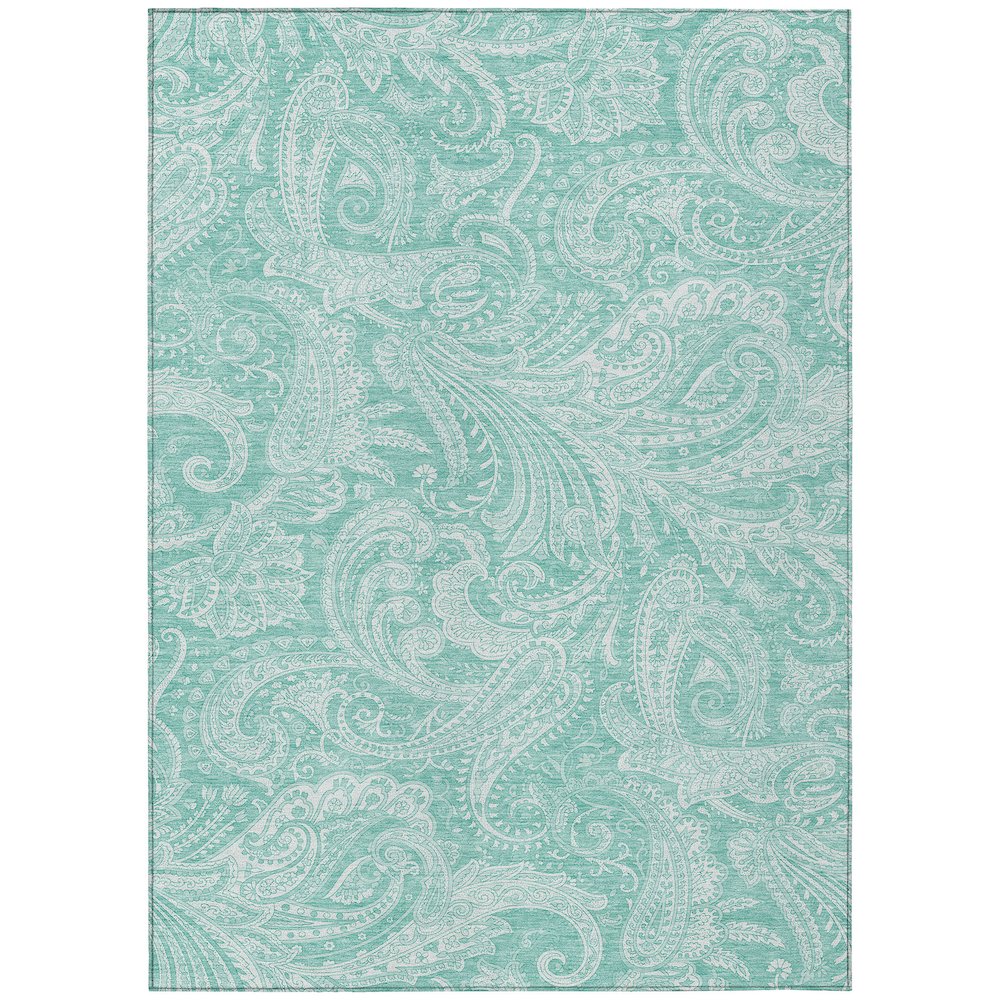 Chantille ACN654 Teal 8' x 10' Rug. Picture 1