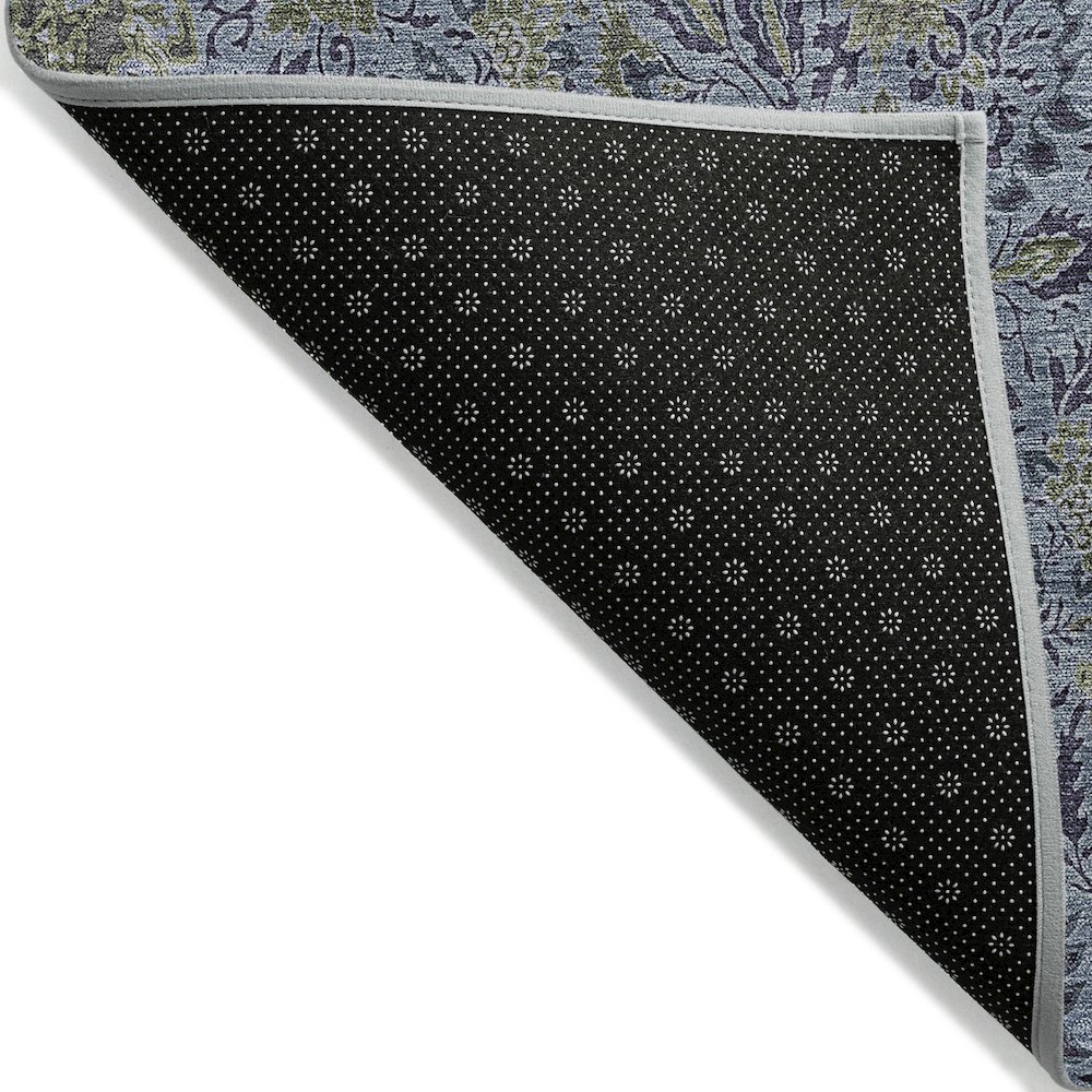 Chantille ACN660 Blue 3' x 5' Rug. Picture 2
