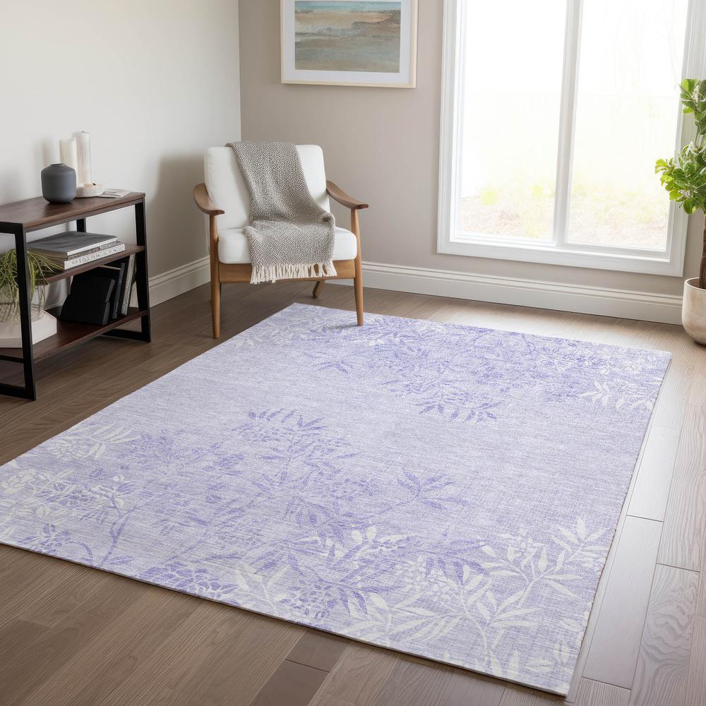 Chantille ACN673 Purple 8' x 10' Rug. Picture 6