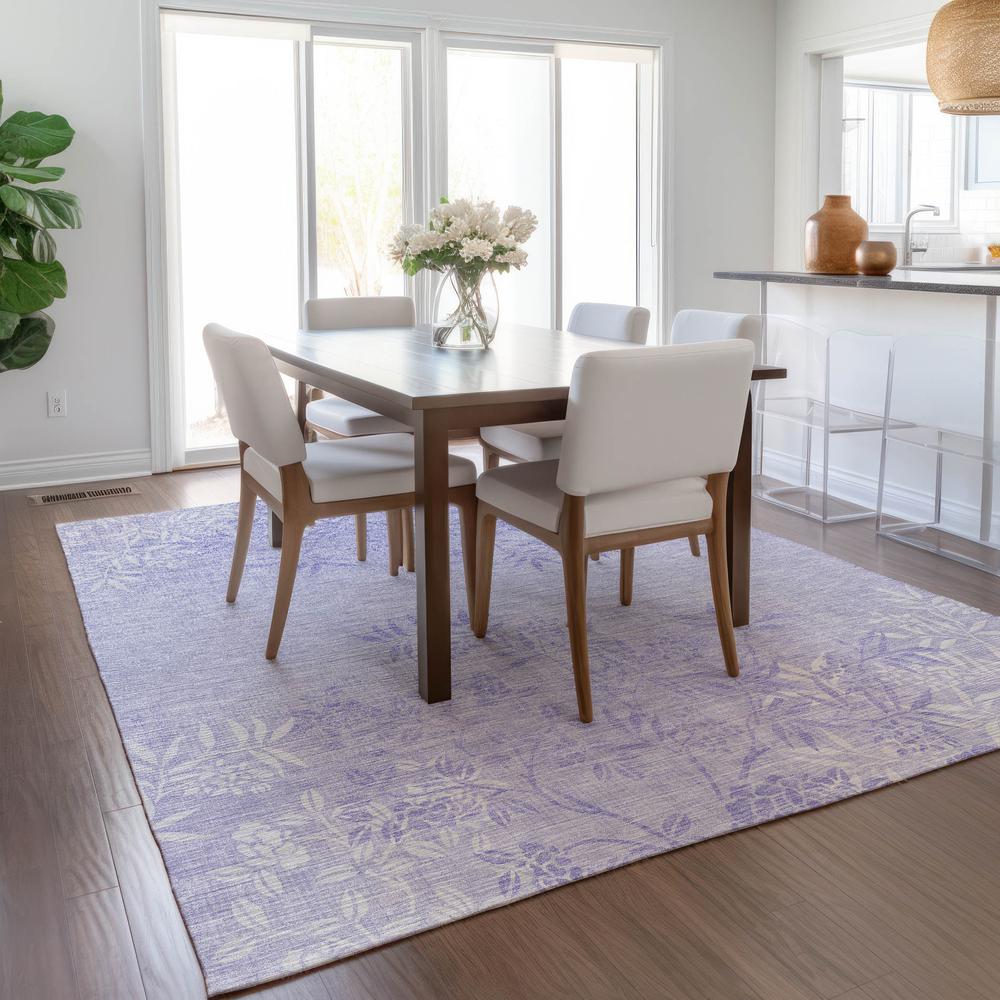 Chantille ACN673 Purple 8' x 10' Rug. Picture 7