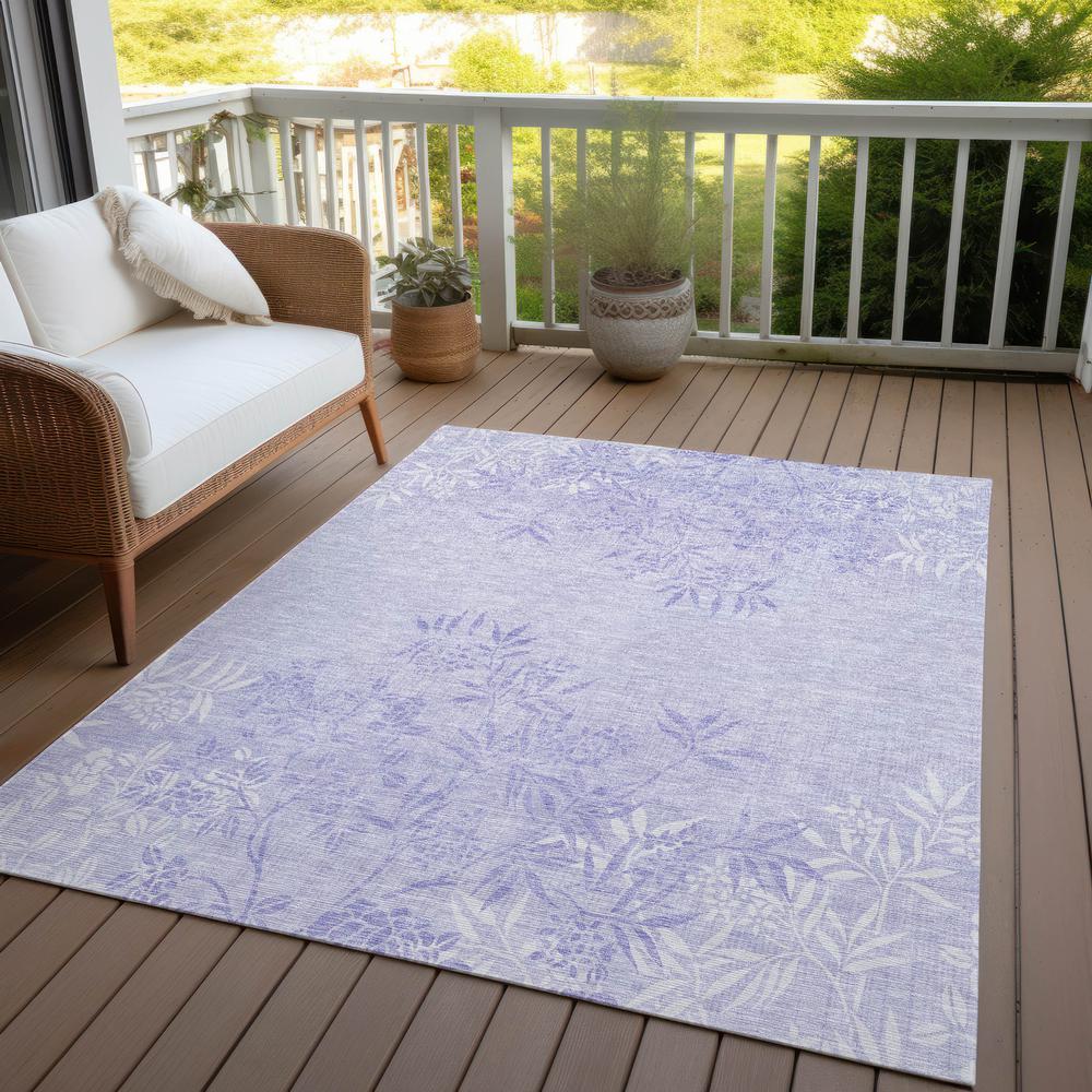 Chantille ACN673 Purple 8' x 10' Rug. Picture 9
