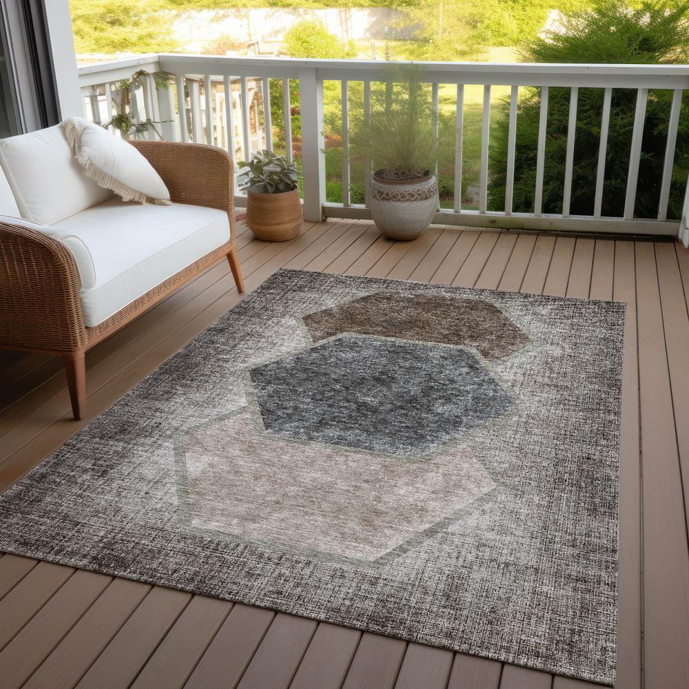 Chantille ACN679 Brown 8' x 10' Rug. Picture 9