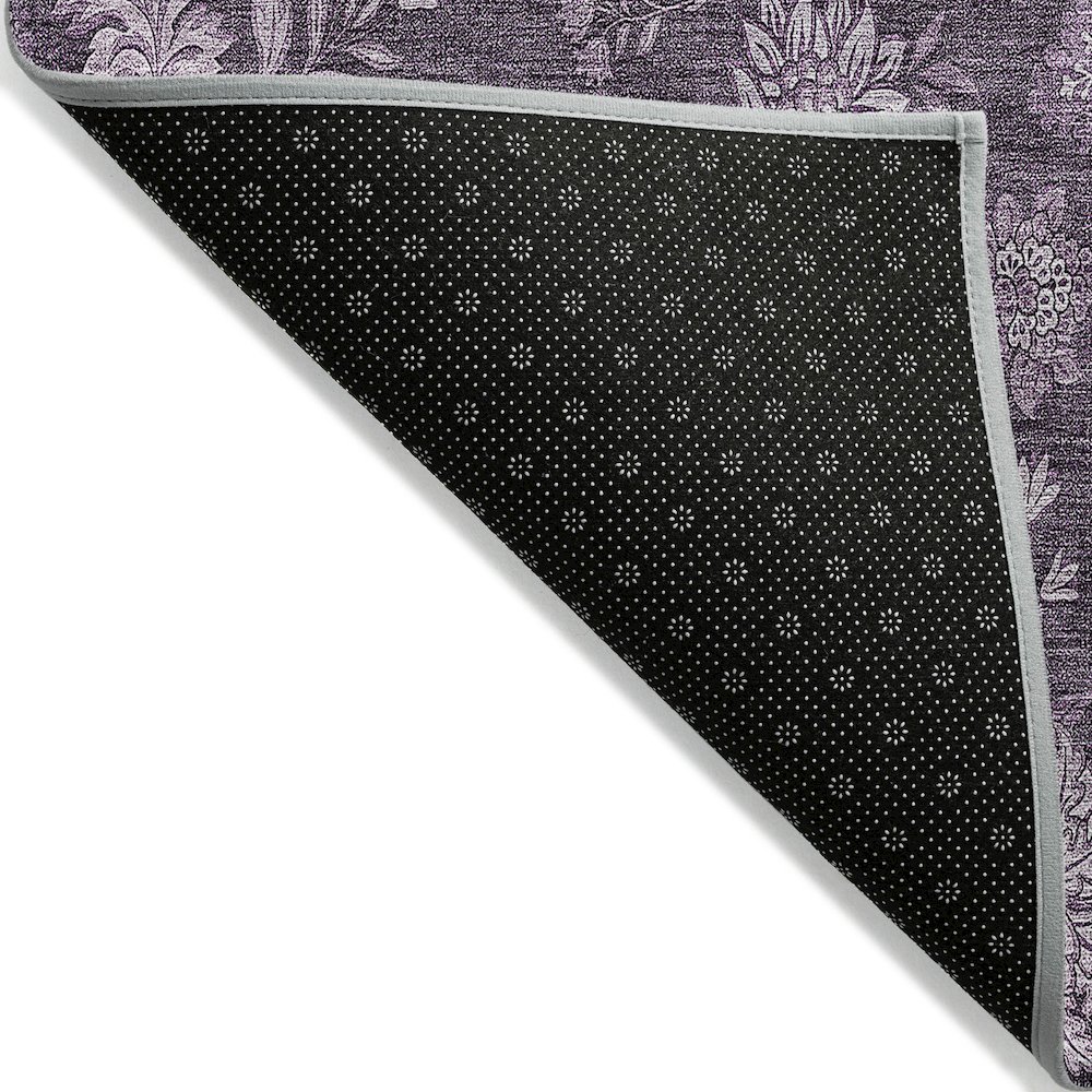 Chantille ACN680 Purple 3' x 5' Rug. Picture 2