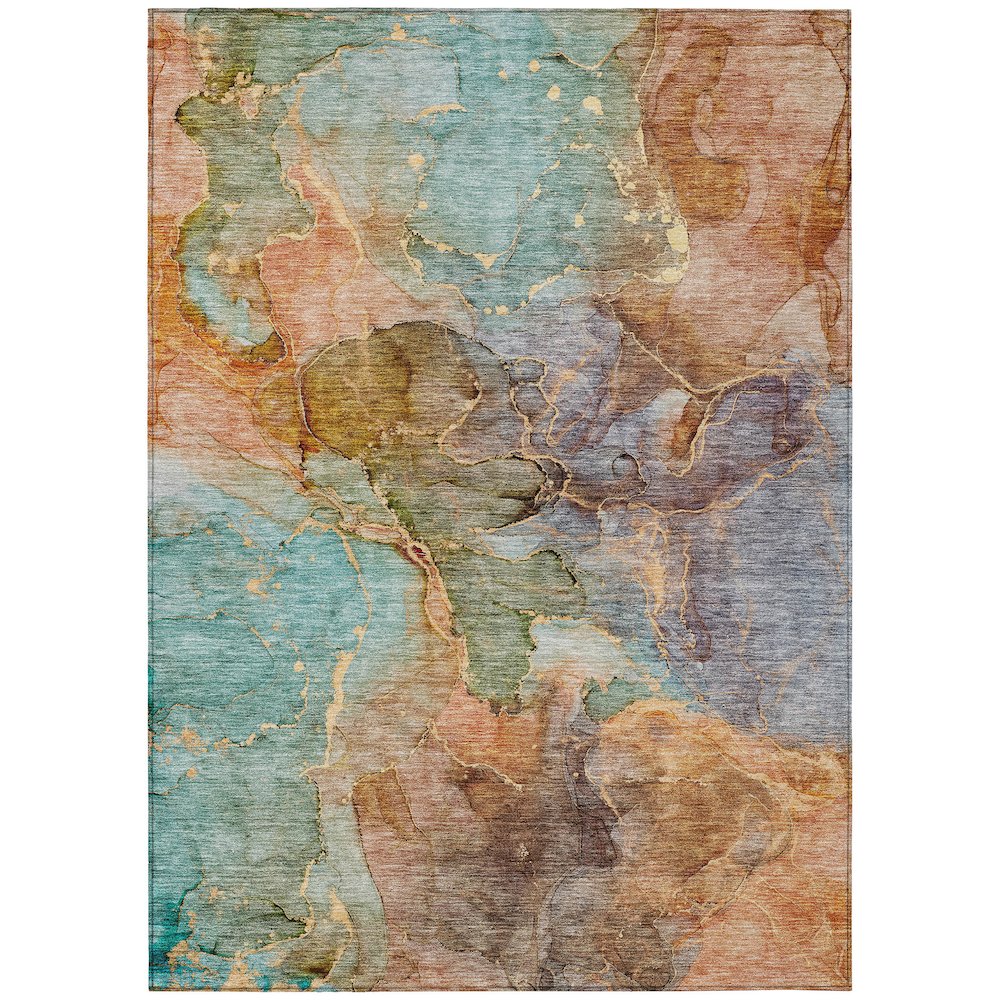 Chantille ACN689 Orange 8' x 10' Rug. Picture 1