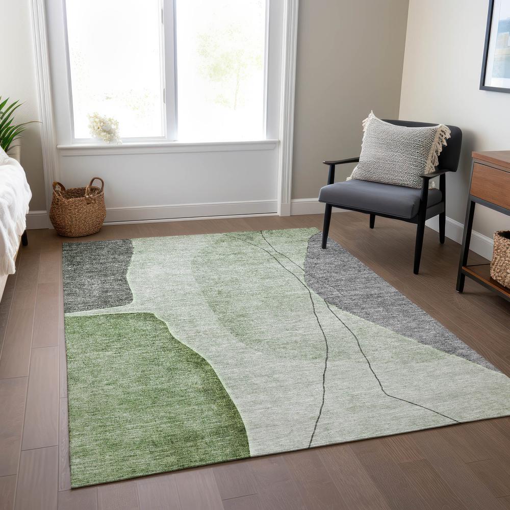 Chantille ACN696 Green 8' x 10' Rug. Picture 6