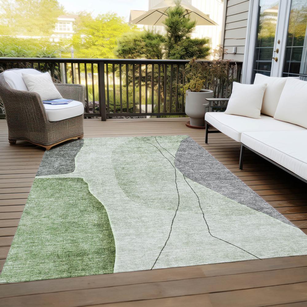 Chantille ACN696 Green 8' x 10' Rug. Picture 9