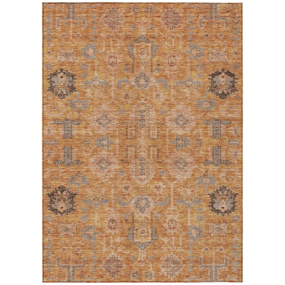 Chantille ACN697 Orange 8' x 10' Rug. Picture 1