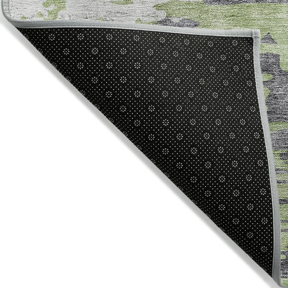 Chantille ACN704 Green 3' x 5' Rug. Picture 2