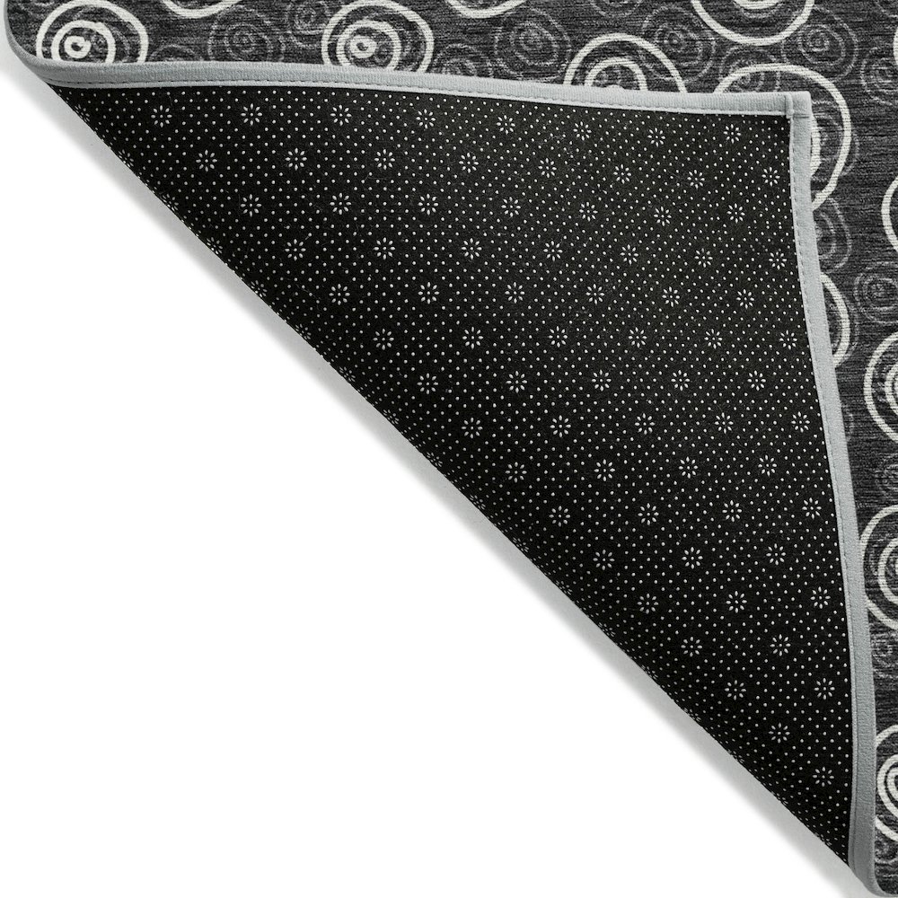 Chantille ACN728 Black 3' x 5' Rug. Picture 2