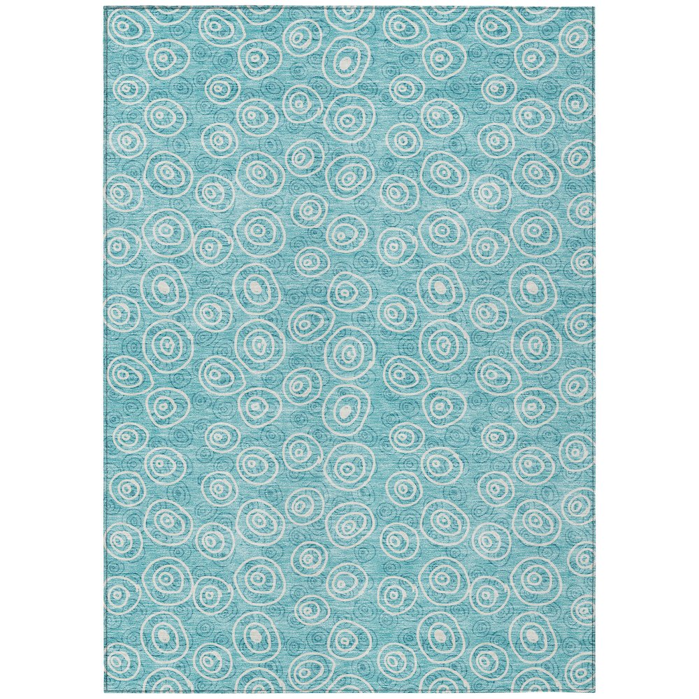 Chantille ACN728 Teal 8' x 10' Rug. Picture 1