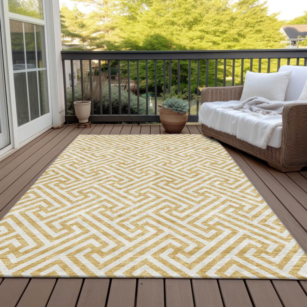 Chantille ACN731 Gold 8' x 10' Rug. Picture 7