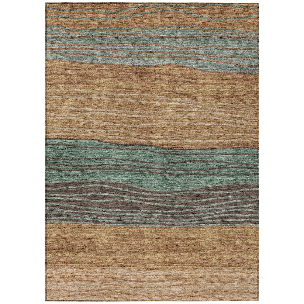 Chantille ACN735 Orange 8' x 10' Rug. Picture 1