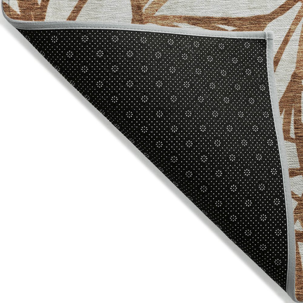 Chantille ACN741 Orange 3' x 5' Rug. Picture 2