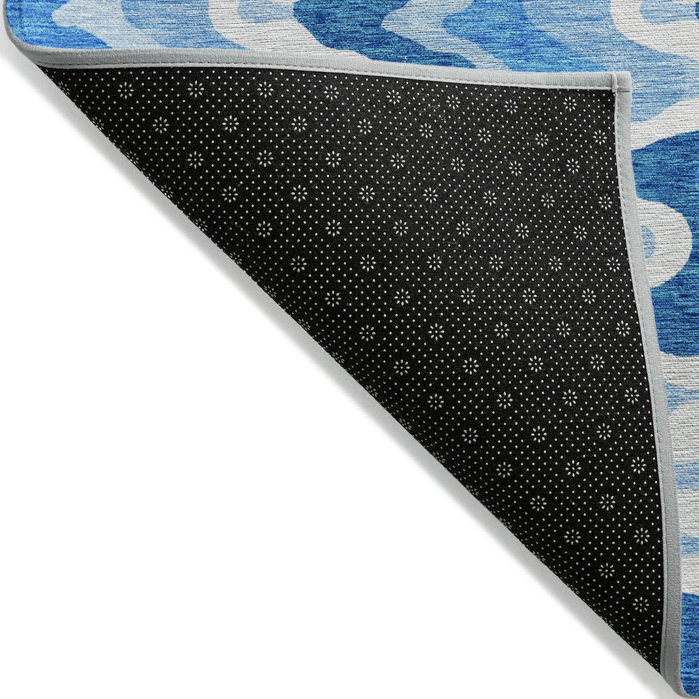 Chantille ACN750 Blue 3' x 5' Rug. Picture 2
