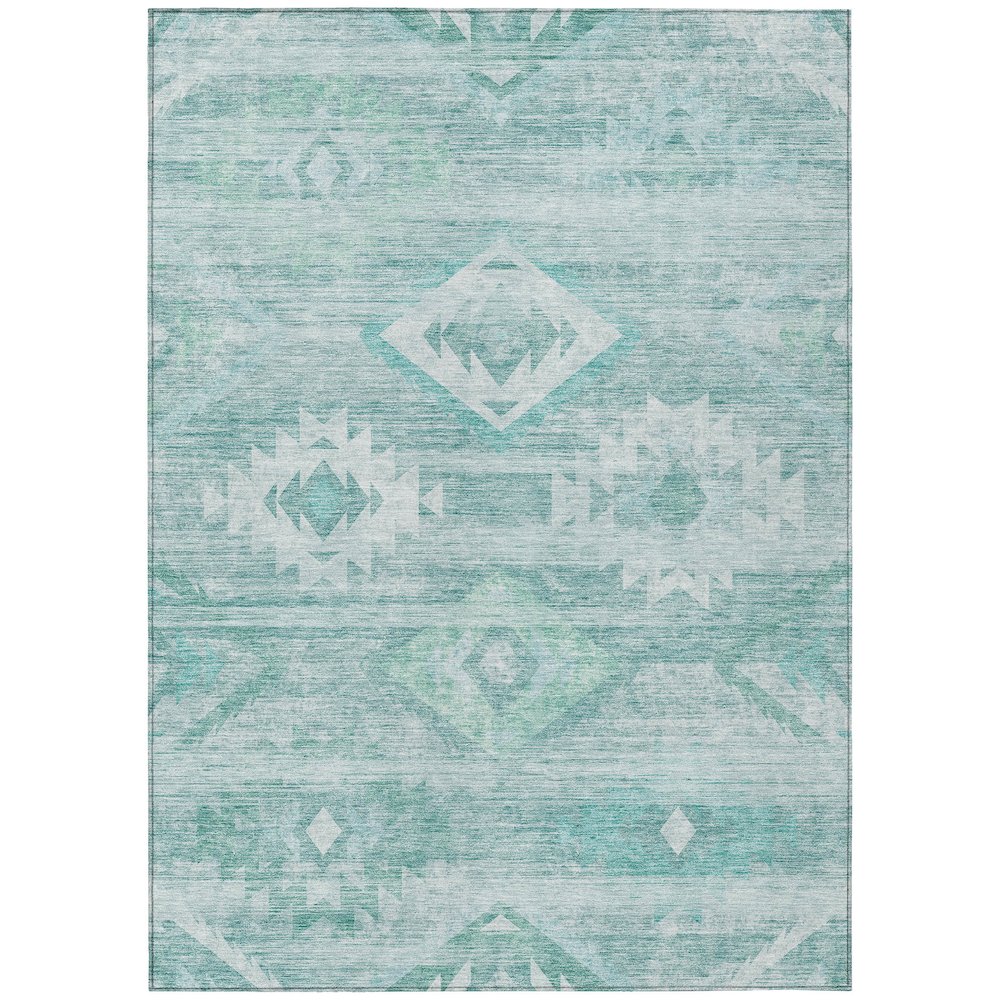 Chantille ACN837 Teal 8' x 10' Rug. Picture 1