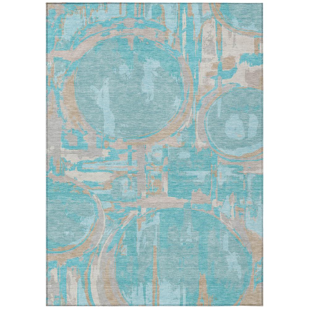 Chantille ACN855 Teal 8' x 10' Rug. Picture 1