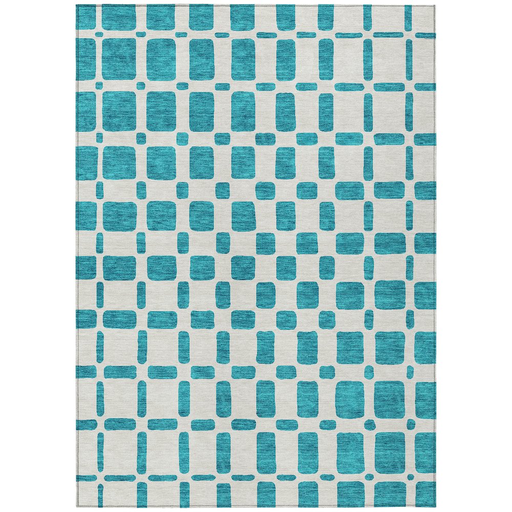 Chantille ACN871 Teal 8' x 10' Rug. Picture 1