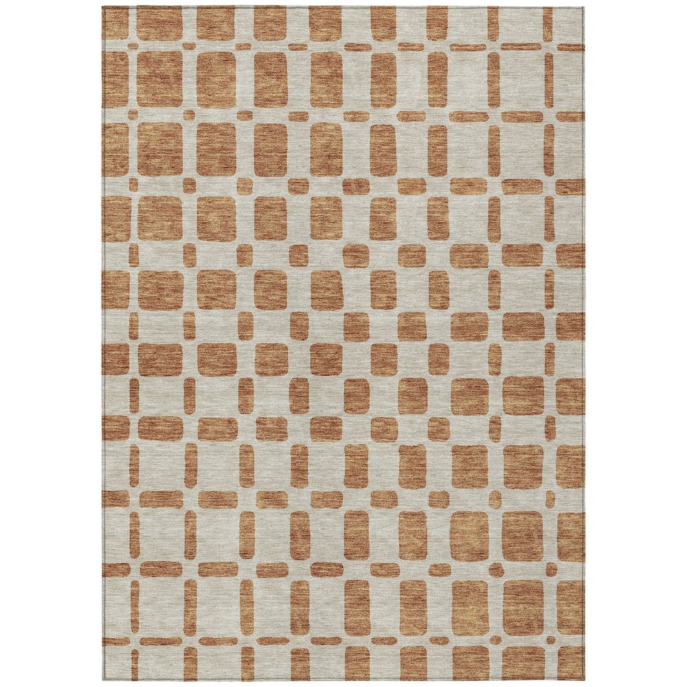 Chantille ACN871 Orange 8' x 10' Rug. Picture 1